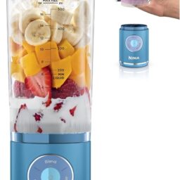 Ninja Blast Max Portable Blender, 22oz, Blue Raspberry, BC251BL2